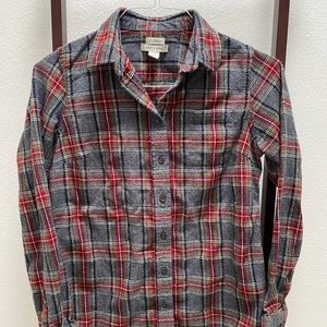 LL Bean Slightly Fitted Flannel